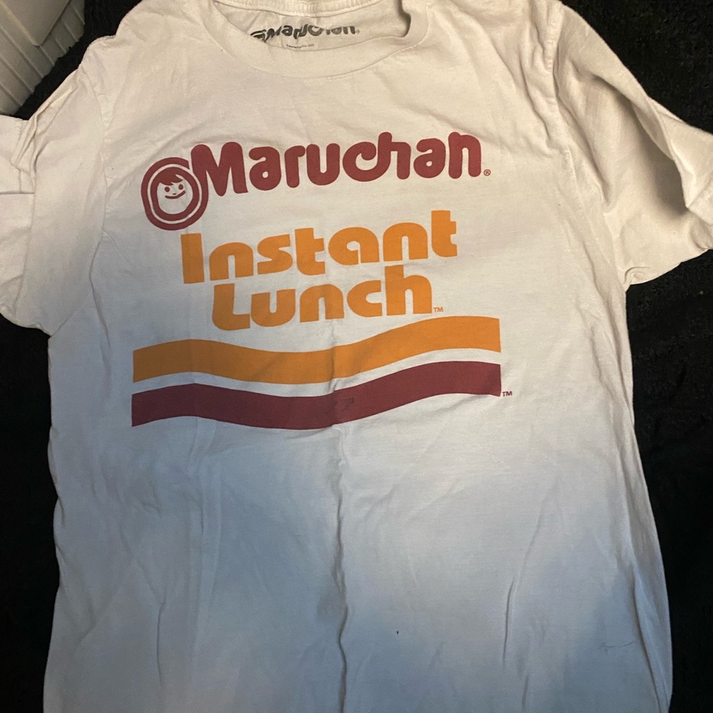 Maruchen Instant Lunch short-sleeved tee. Pre-loved.